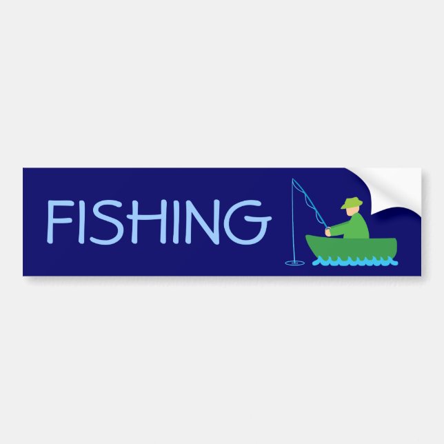The Fisherman Bumper Sticker (Front)