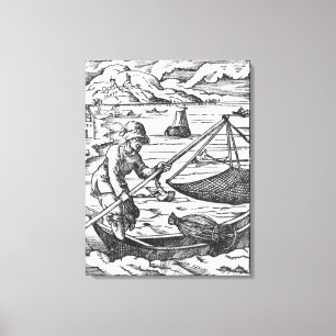 The fisherman canvas print