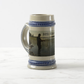 The fisherman. Happy fishing Beer Stein