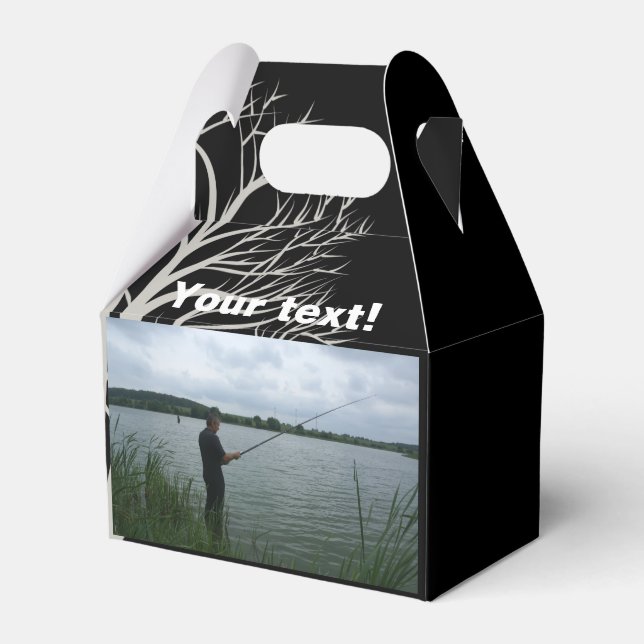 The fisherman in the evening favor box (Front Side)