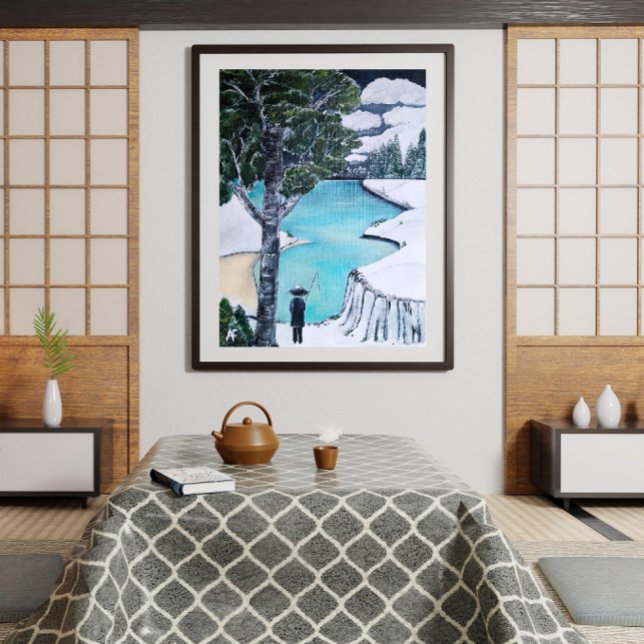 The Fisherman Painting by Alfred Fox Canvas Print (Not Actual Size)