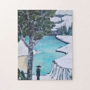 The Fisherman Painting by Alfred Fox Jigsaw Puzzle