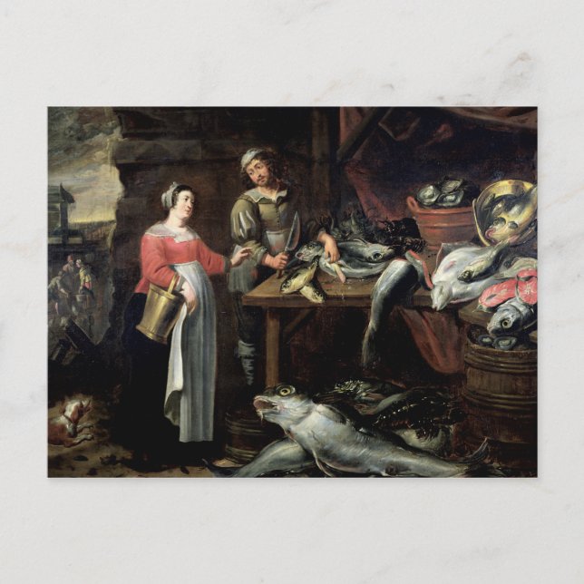 The Fishmonger Postcard (Front)