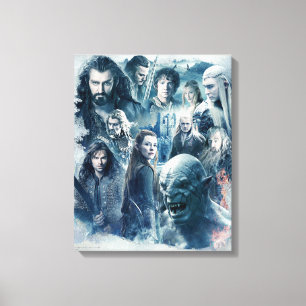 The Five Armies Character Graphic Canvas Print