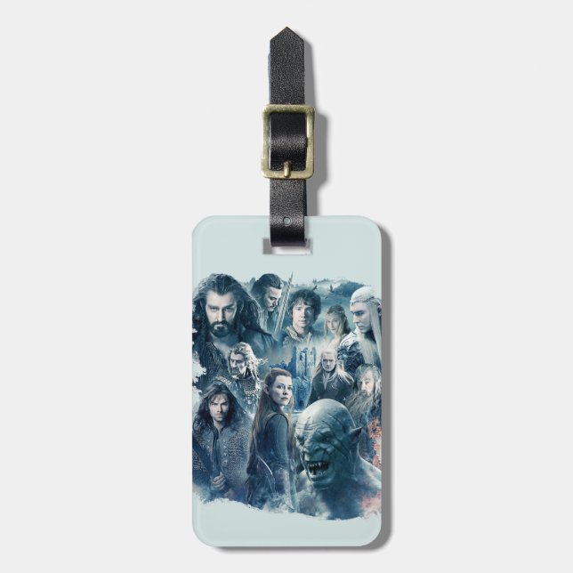 The Five Armies Character Graphic Luggage Tag (Front Vertical)
