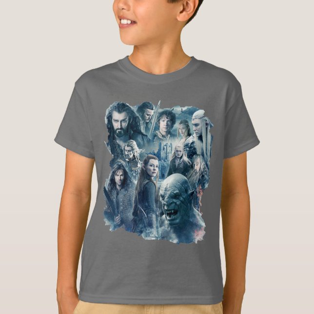 The Five Armies Character Graphic T-Shirt (Front)