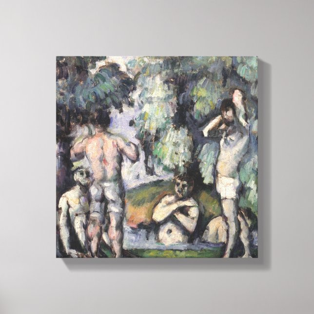 The Five Bathers, c.1875-77 Canvas Print (Front)