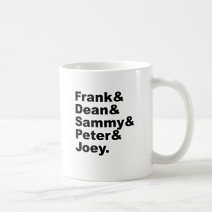 The Five Rats   Frank Dean Sammy Joey & Peter Coffee Mug