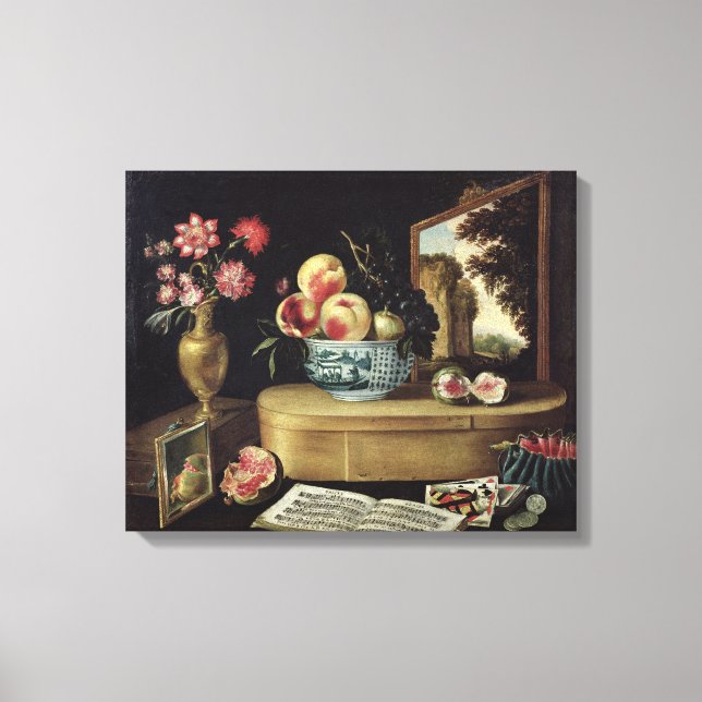 The Five Senses, 1638 Canvas Print (Front)