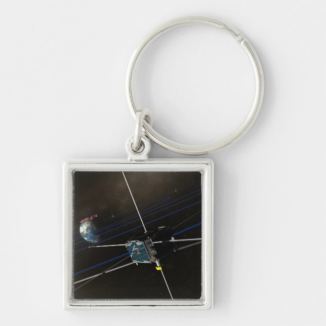 The five THEMIS spacecraft in orbit Keychain (Front)