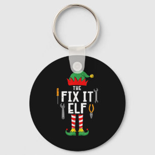 The Fix It Elf Christmas Family Matching Xmas Grou Keychain