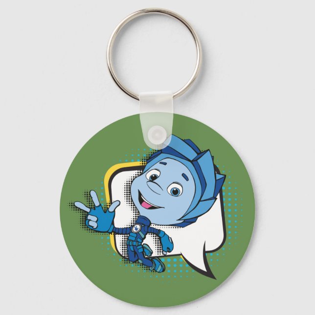 The Fixies | Fixie Comics - Joyful Nolik Keychain (Front)