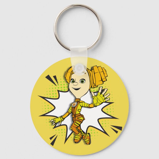 The Fixies | Fixie Comics - Joyful Toola Keychain (Front)
