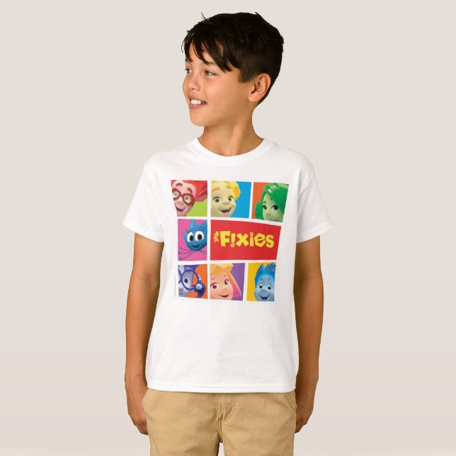 The Fixies | Fixie Kids & Buggy T-Shirt (Front Full)