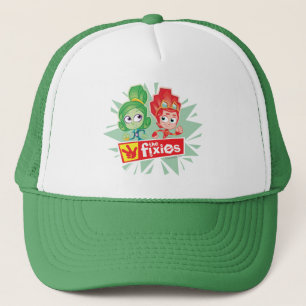 The Fixies Verda and Fire Trucker Hat