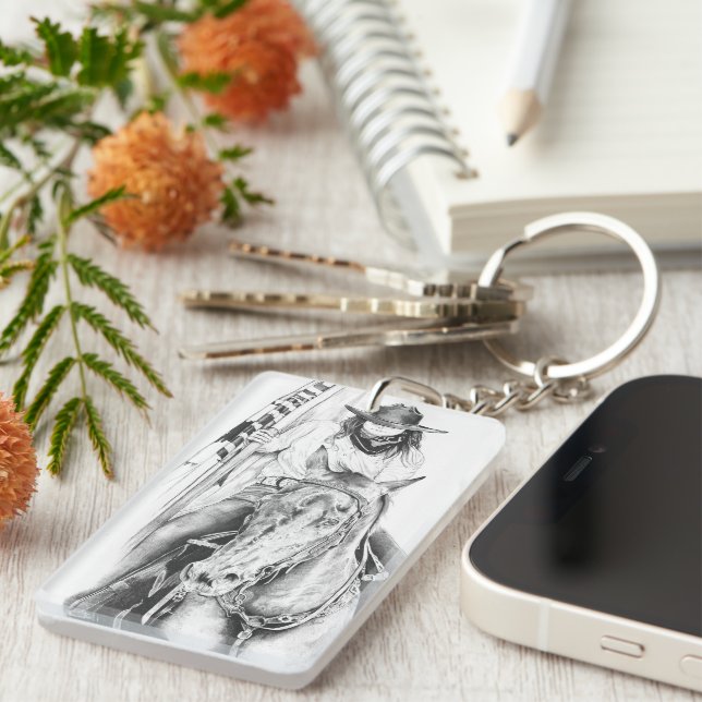 The Flag Carrier Keychain (Front Right)