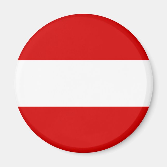 The Flag of Austria Magnet (Front)