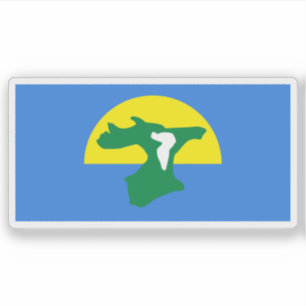 The flag of Chatham Islands, New Zealand