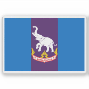 The flag of Chiang Rai province, Thailand