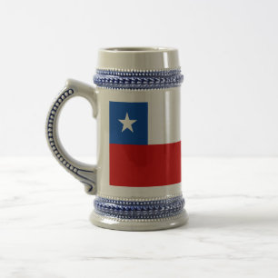 The Flag of Chile Beer Stein