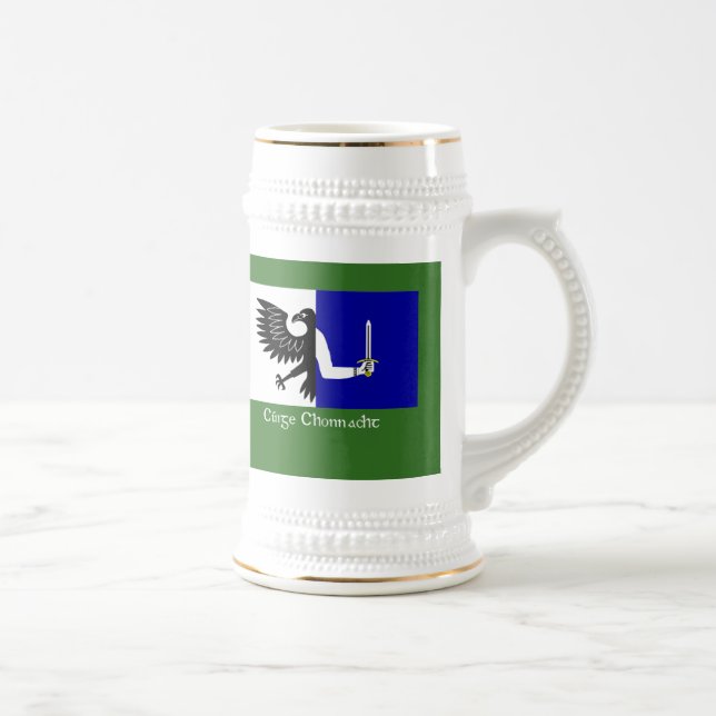 The Flag of Connach Beer Stein (Right)