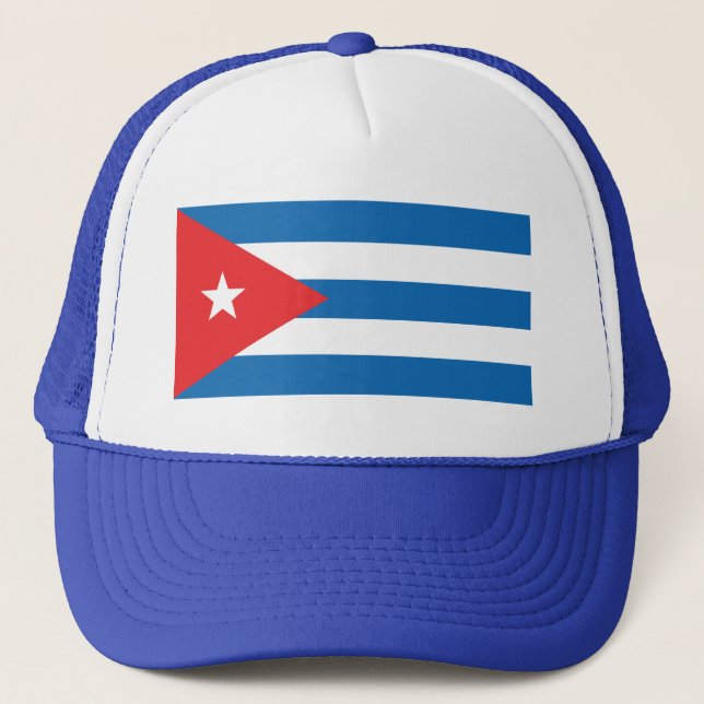 The Flag of Cuba Trucker Hat (Front)