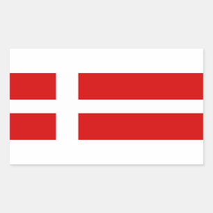 The Flag of Denmark Sticker