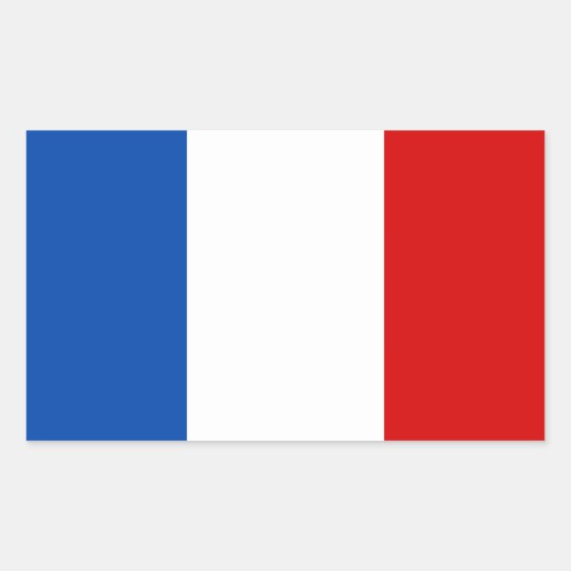 The Flag of France Sticker (Front)