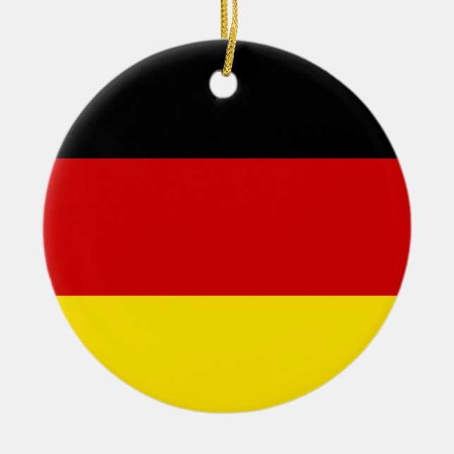 The Flag of Germany Ceramic Ornament (Front)
