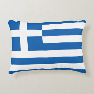 The flag of Greece Accent Pillow