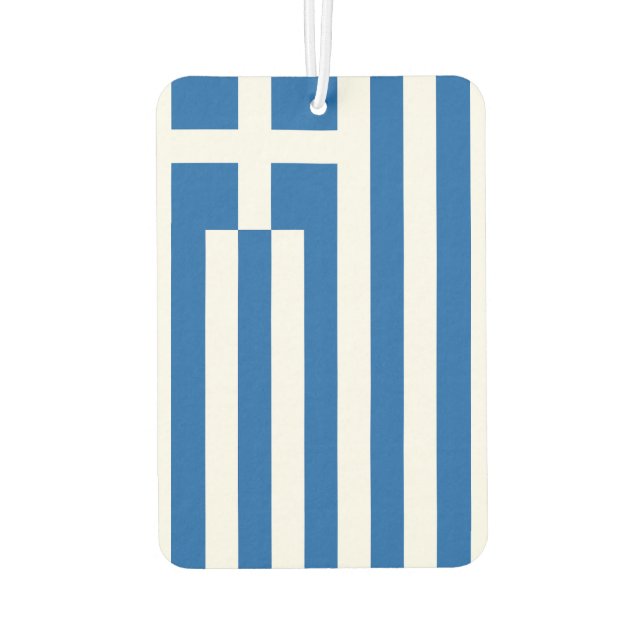 The flag of Greece  Air Freshener (Back)