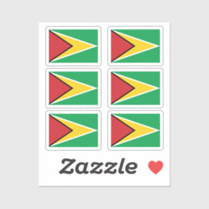 The flag of Guyana Collection pack of 6