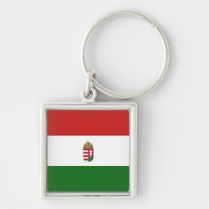 The flag of Hungary Keychain