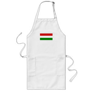 The Flag of Hungary Long Apron