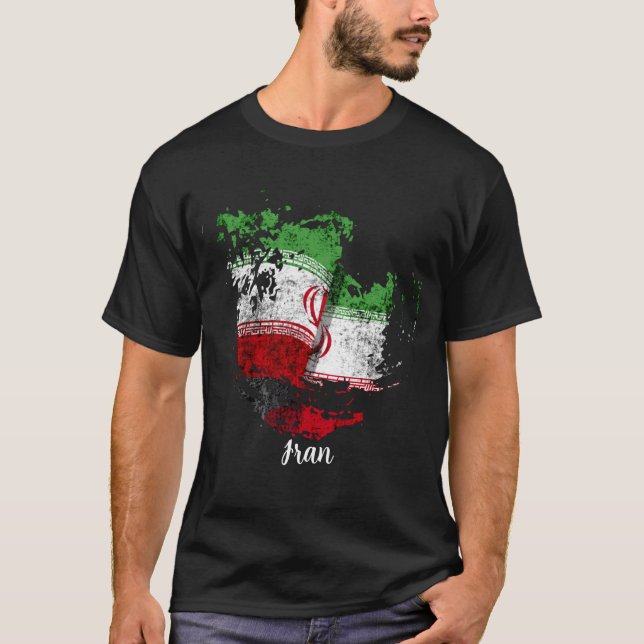 the flag of Iran T-Shirt (Front)