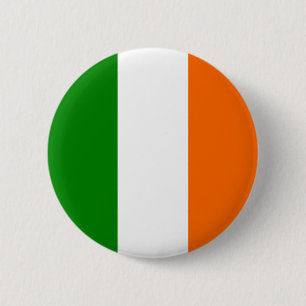 The Flag of Ireland 2 Inch Round Button
