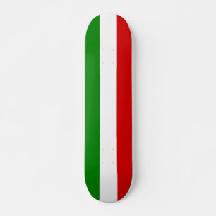 The Flag of Italy Skateboard