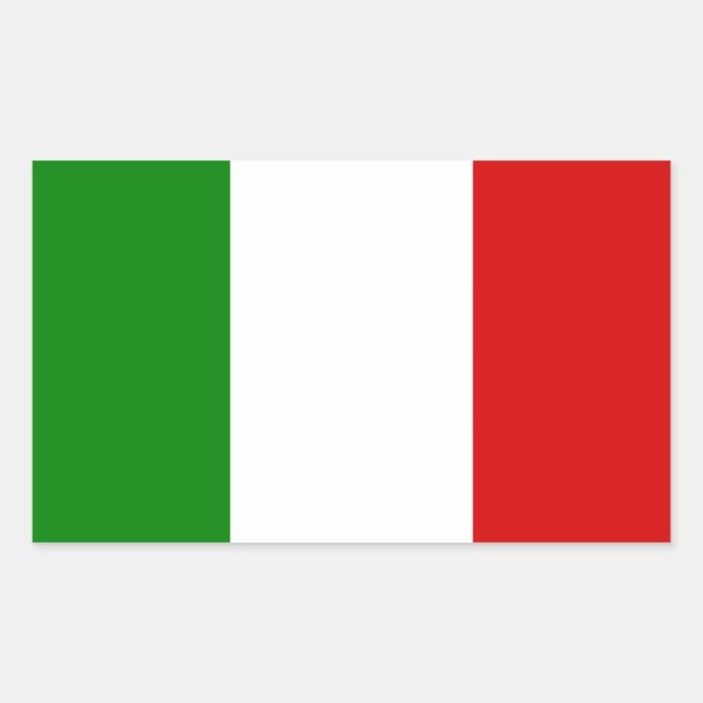 The Flag of Italy Sticker (Front)
