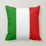 The Flag of Italy Throw Pillow<br><div class="desc">The Flag of Italy is made of green,  white and red lines. It's a great gift for those who love Italy or have an Italian heritage. This design is also available on many other products for you to choose from.</div>