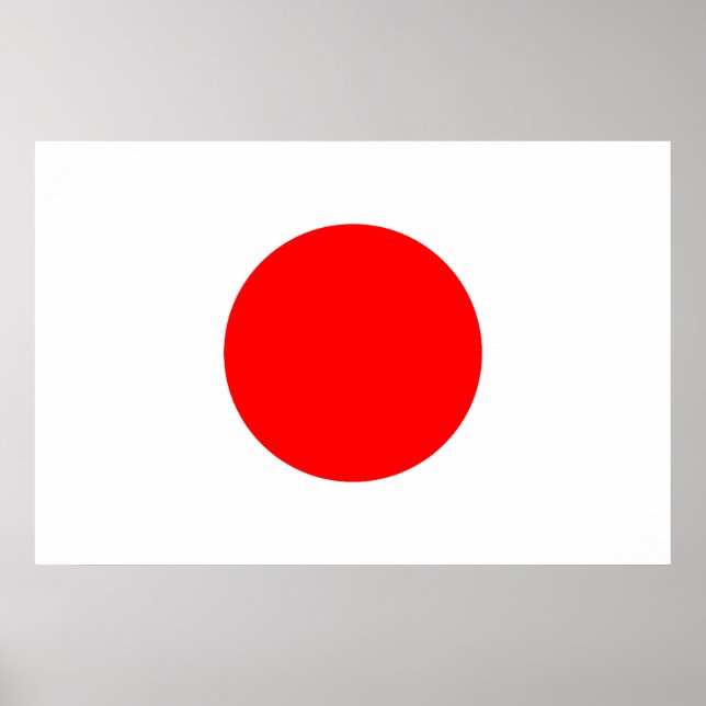 The Flag of Japan Poster (Front)