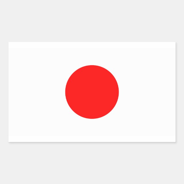 The Flag of Japan Sticker (Front)