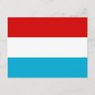 The Flag of Luxembourg Postcard