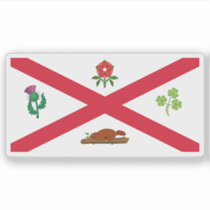 The flag of Montreal, Quebec, Canada (1935-1939)