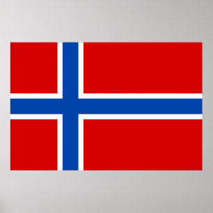 The Flag of Norway Poster
