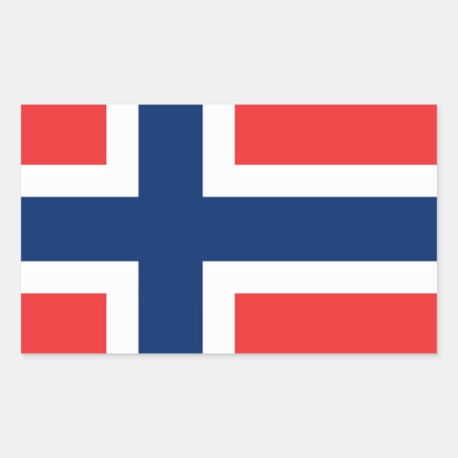 The Flag of Norway - Scandinavia Sticker (Front)