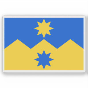 The flag of Otago region, New Zealand