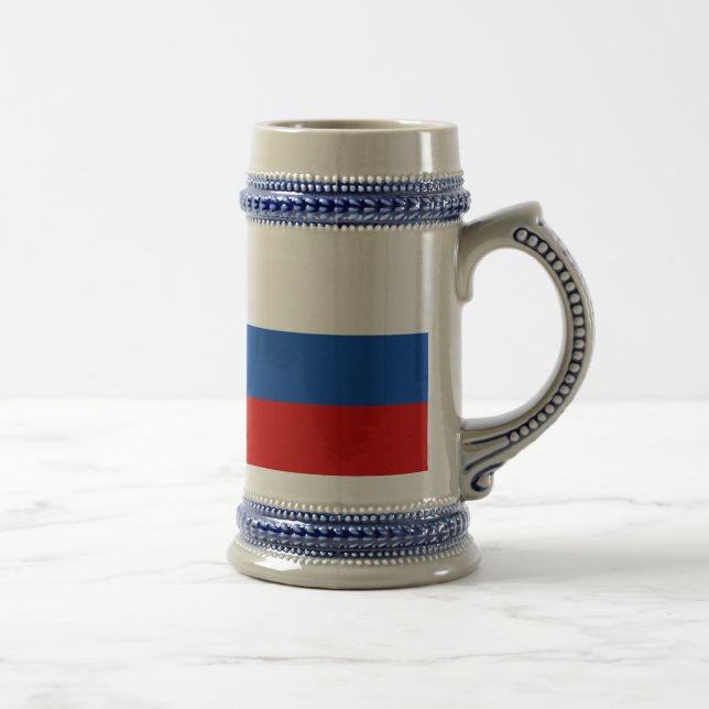 The Flag of Russia Beer Stein (Right)
