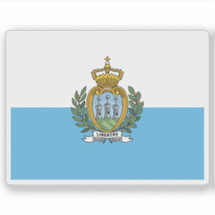 The flag of San Marino