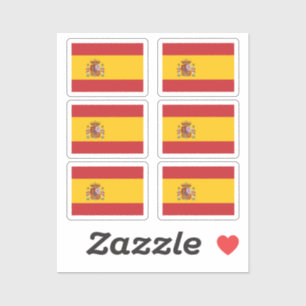 The flag of Spain Collection pack of 6