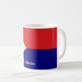 The Flag of St Martin Coffee Mug (Front Right)
